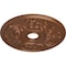 Ekena Millwork Acanthus Twist Medallion (Canopies up to 8 3/8"), 23 5/8"OD x 4 5/8"ID x 1 7/8"P, Polished Copper CM23ACPOS - alternate 2